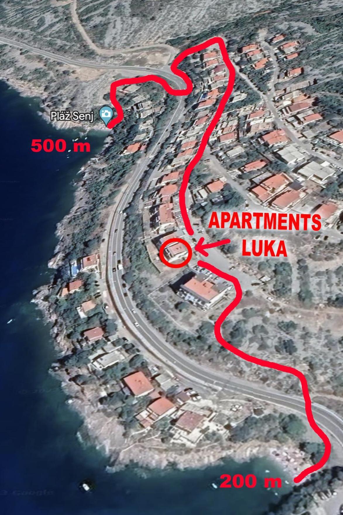Studio Apartman Luka Zengg Kültér fotó